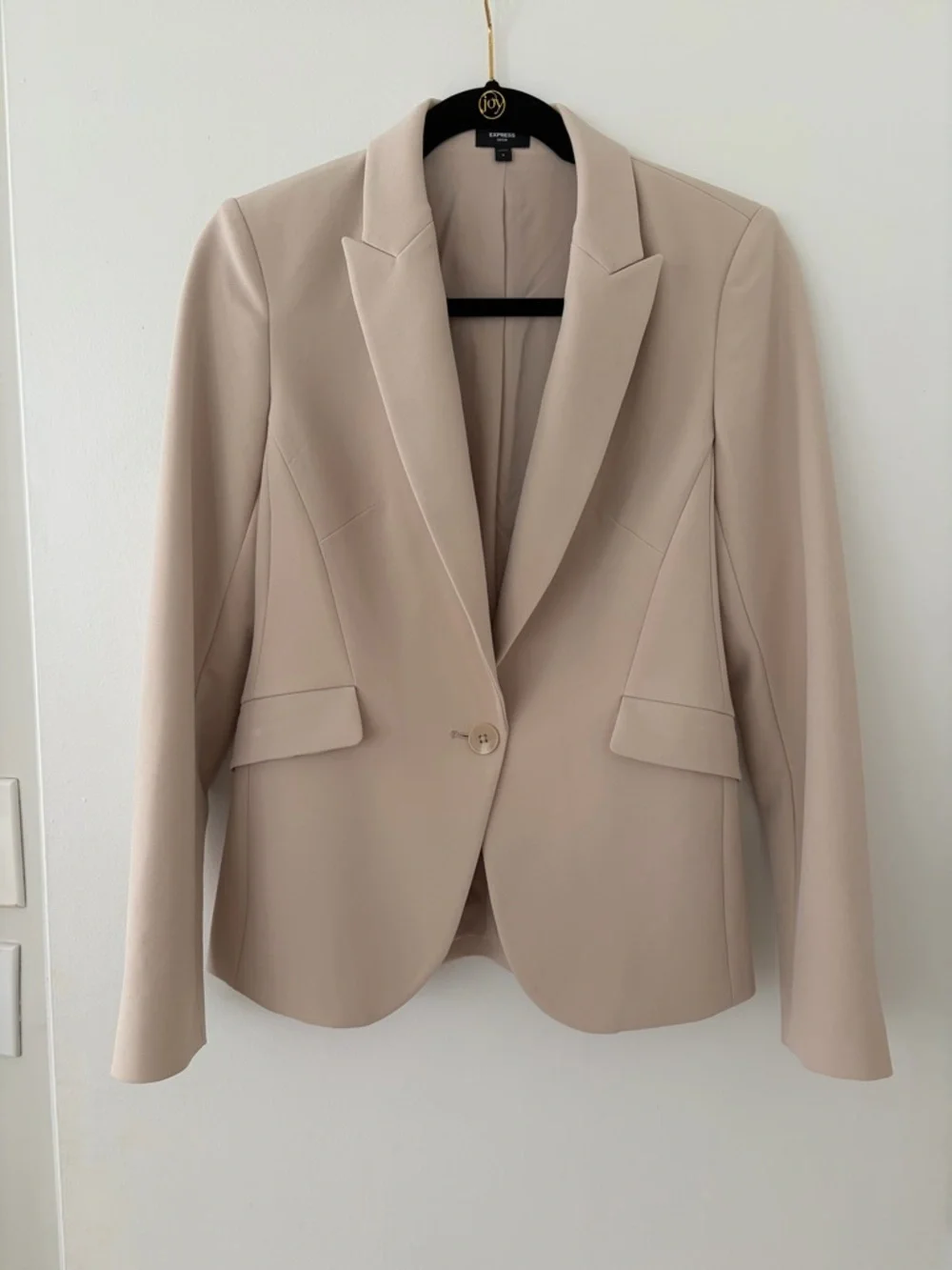 Express Sandstone Tailored Blazer - Picture 3 of 5